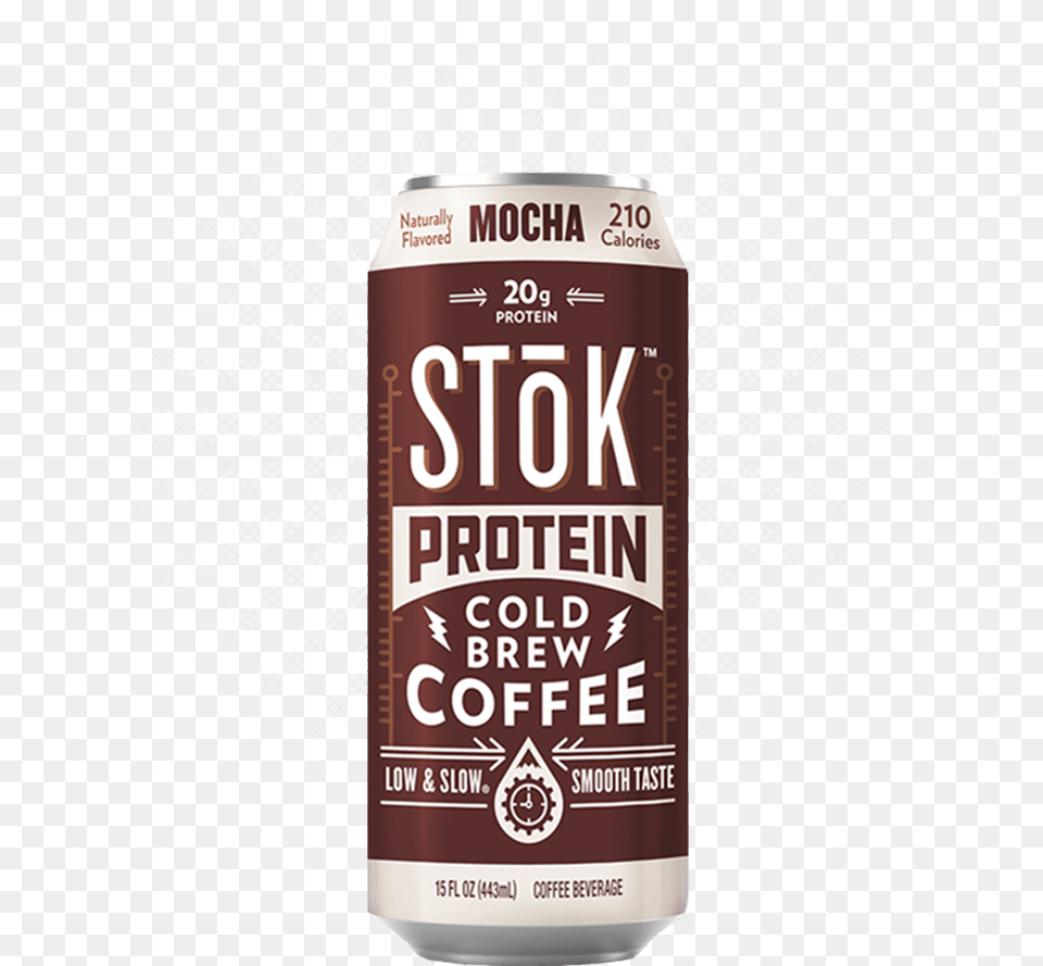 Stk Protein Mocha Canned Cold Brew Coffee Cream Soda, Alcohol, Beer, Beverage, Can Png