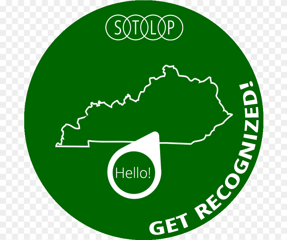 Stlpgetrecognize Hashtag Getting Lucky In Kentucky, Green, Logo, Disk Png Image