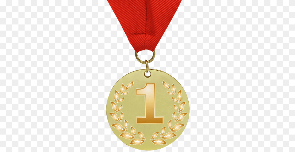 Stock 1 Medal Locket, Gold, Gold Medal, Trophy Png Image