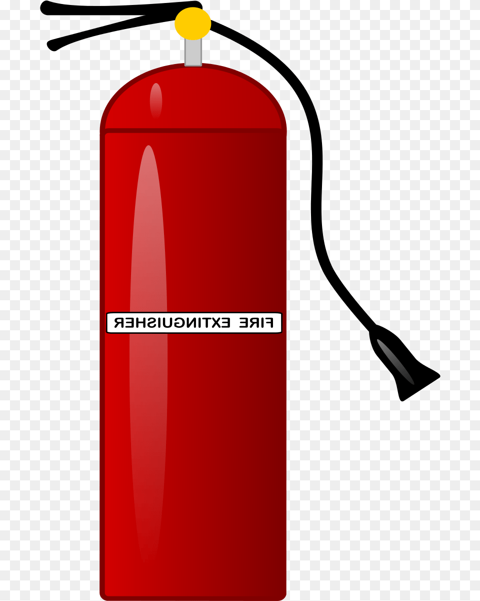 Stock Alarm Cliparthot Of And Fire Fire Extinguisher Clipart, Cylinder, Mailbox, Blade, Dagger Free Png Download