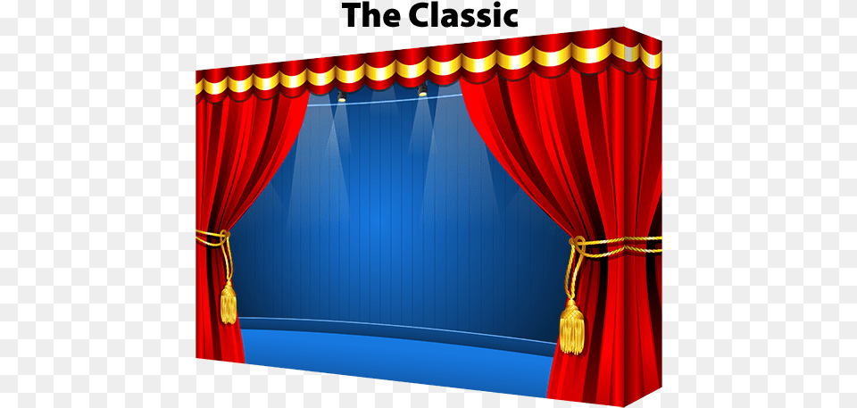 Stock Backdrops Stage, Curtain, Indoors, Theater Free Png