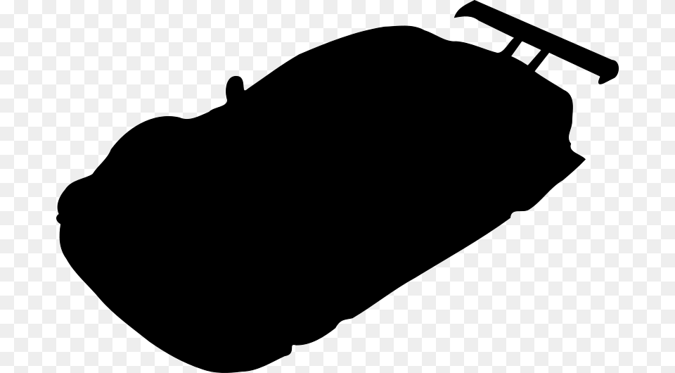 Stock Car Silhouette, Gray Png Image