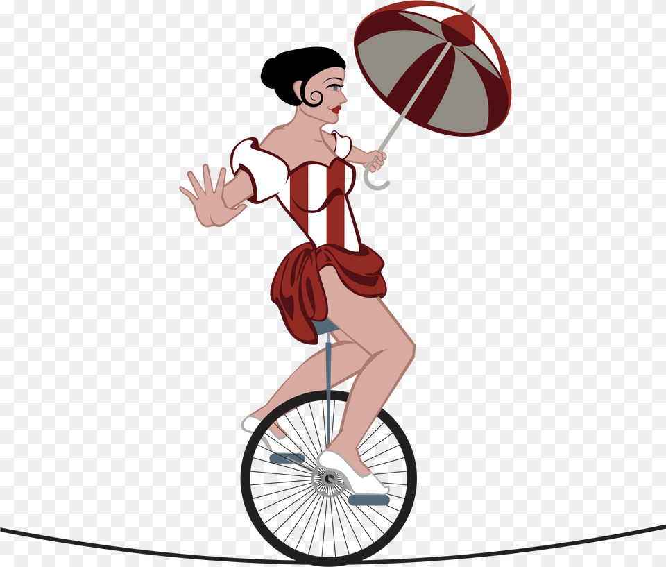 Stock Circus Clipart Unicycle Circus Unicycle Clip Art, Person, Machine, Wheel, Face Free Transparent Png