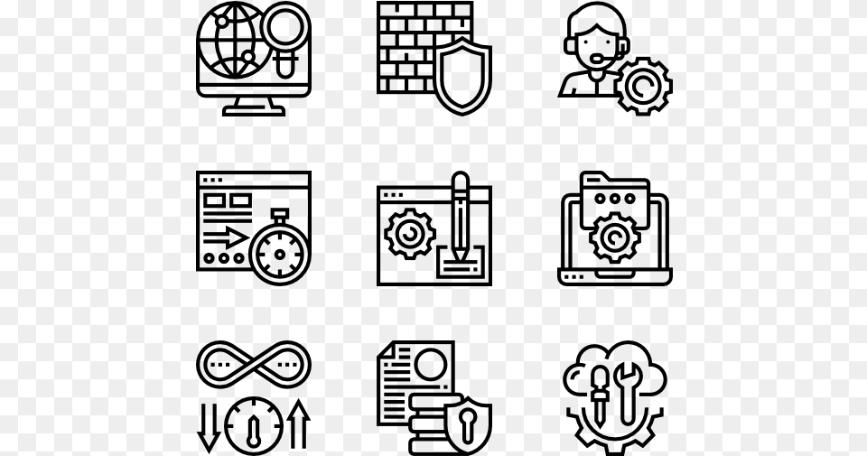 Stock Icons, Gray Png