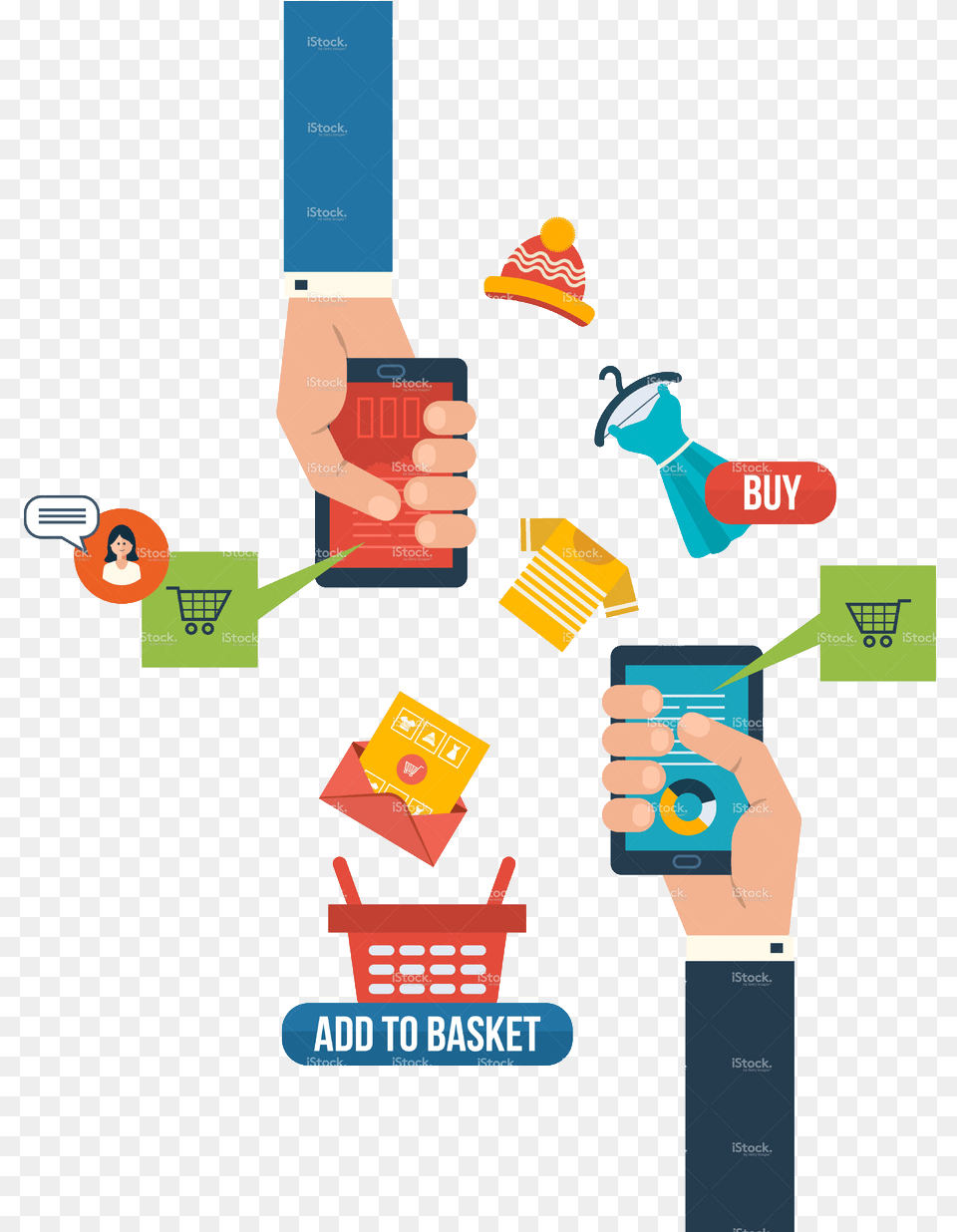 Stock Illustration Icons For Internet Marketing Online Shopping, Person, Advertisement Png