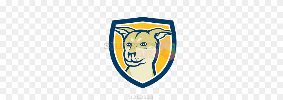 Stock Illustration Of Vector Brown Sharpei Husky Crossbreed Dog, Armor, Shield Free Transparent Png