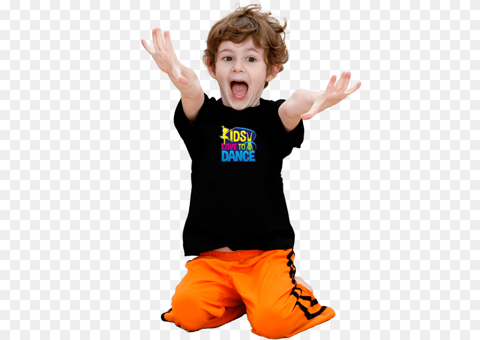 Stock Kids Love To Dance Transparent Dancing Kids Kids On Slide, Body Part, Person, Male, T-shirt Free Png