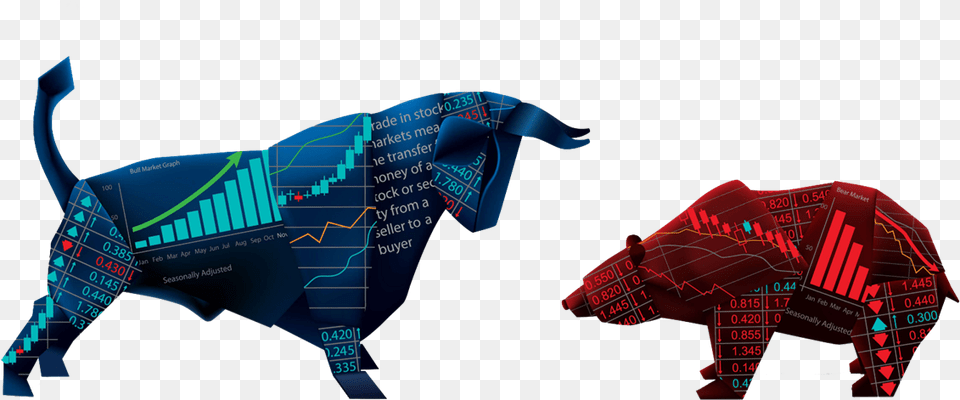 Stock Market Bear Bull, Cad Diagram, Diagram, Art, Graphics Png