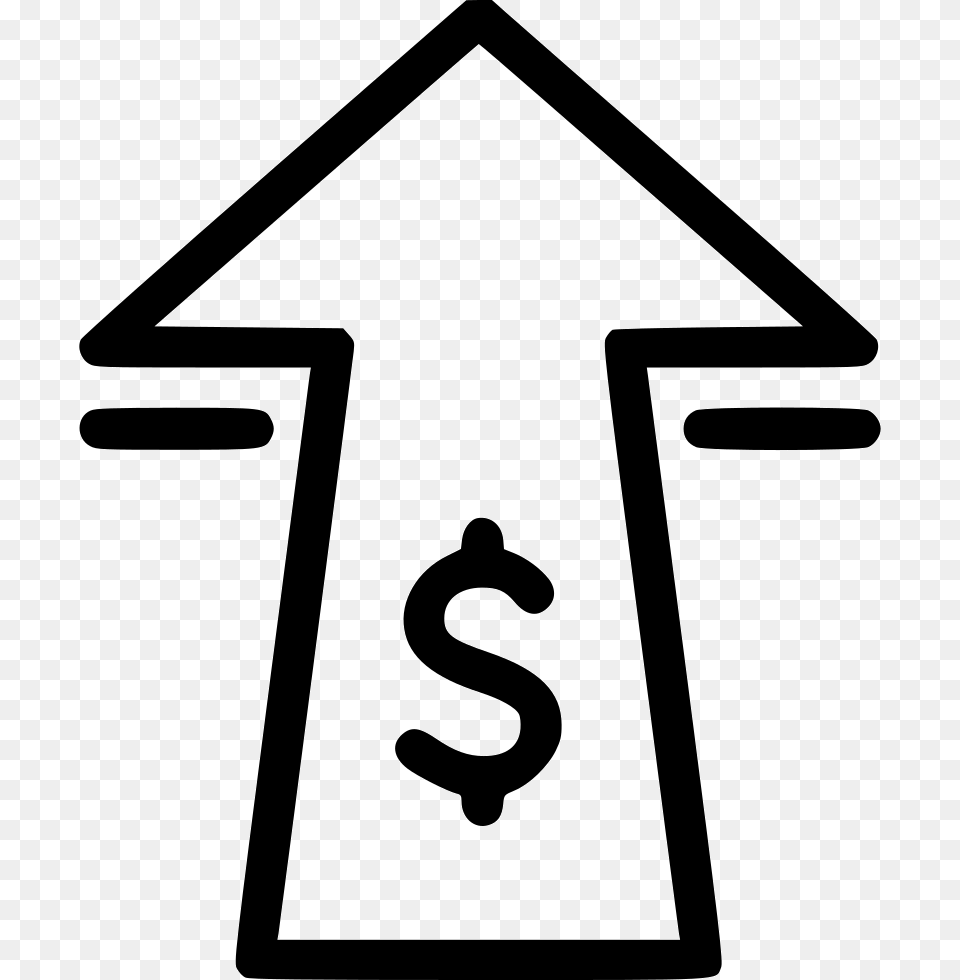 Stock Money Growth Inflation Transparent Inflation Clipart, Symbol, Sign, Number, Text Png Image