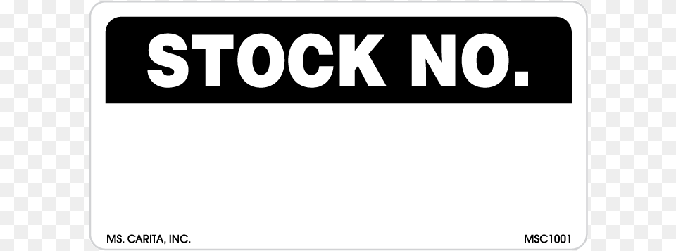 Stock Number Labels 2 Inch X 4 Inch 500 Per Roll Shoyoroll Gi, License Plate, Transportation, Vehicle, Text Free Transparent Png