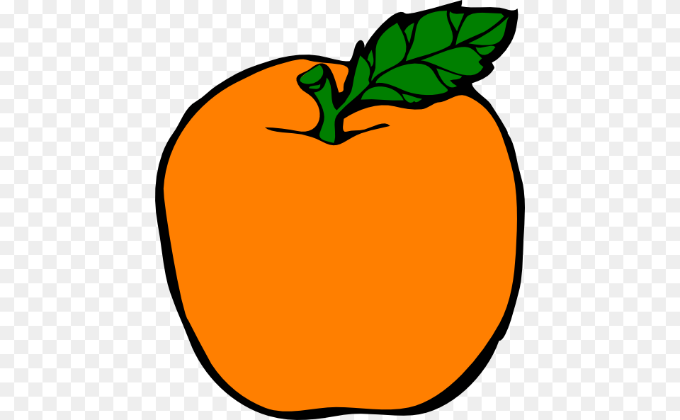 Stock Orange Apple Frames Illustrations Hd Images Apple Drawing Black And White, Food, Fruit, Plant, Produce Free Png