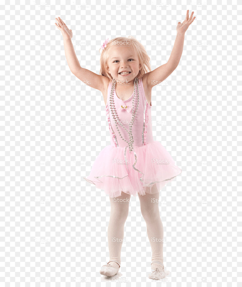 Stock Photo Enthusiastic And Happy Little Girl, Person, Leisure Activities, Female, Dancing Free Png Download