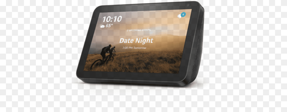 Stock Photo Amazon Echo Show, Computer, Electronics, Tablet Computer, Person Free Png Download