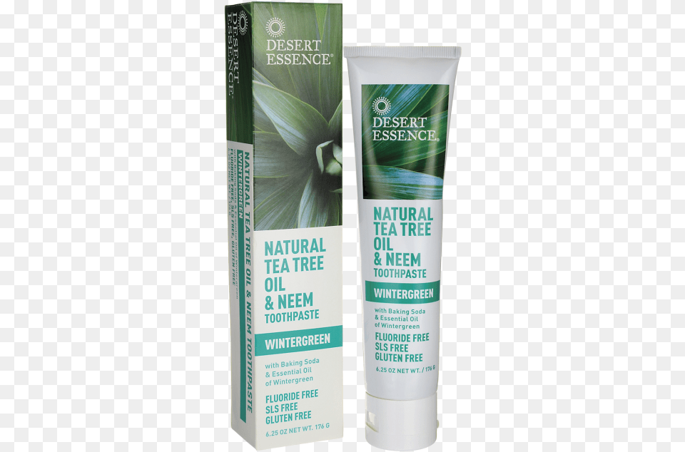 Stock Photo Desert Essence Neem Toothpaste, Herbal, Herbs, Plant, Bottle Free Png