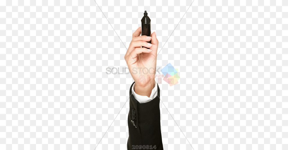 Stock Photo Of Businesswoman Hand Holding Black Marker Businessperson, Person, Body Part, Finger Png