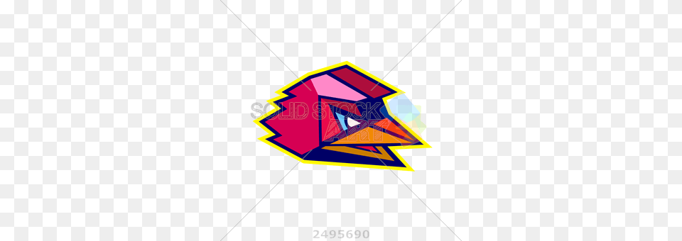 Stock Photo Of Colorful Cyberpunk Chicken Head Profile, Outdoors, Art, Nature, Bow Free Png