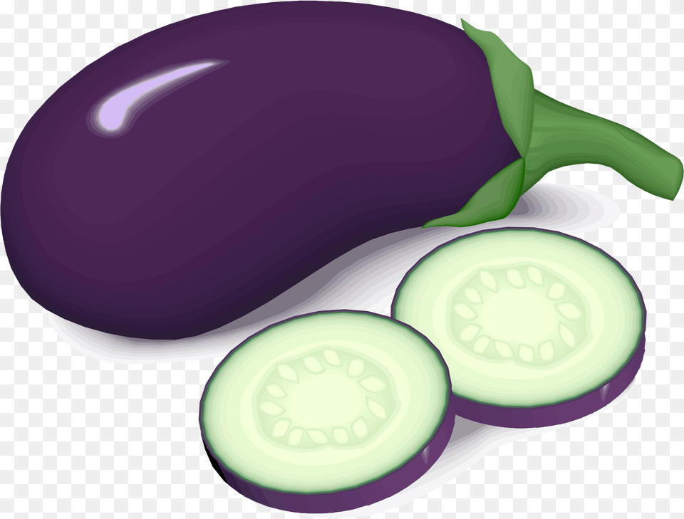 Stock Photo Of Purple Eggplant Vector Clipart Purple Thing Clipart, Food, Produce, Plant, Vegetable Free Transparent Png