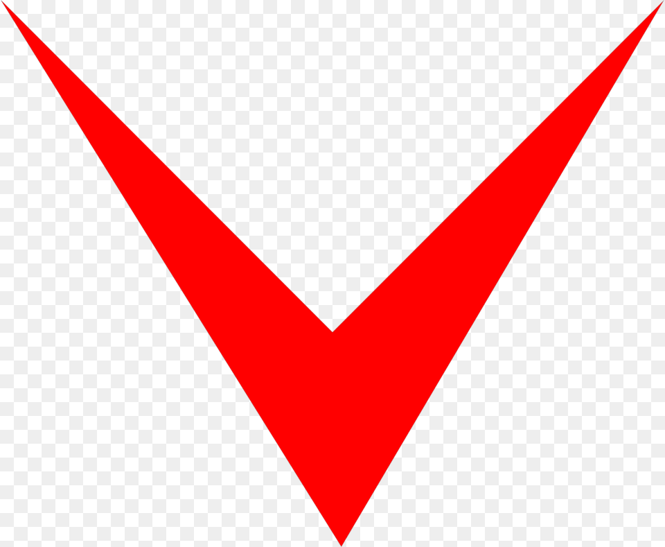 Stock Photos Down Arrow Red, Triangle Free Transparent Png