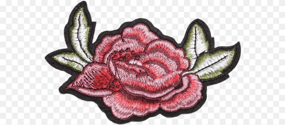 Stock Rose Embroidery Patch Cross Stitch, Pattern, Flower, Plant, Baby Free Png Download