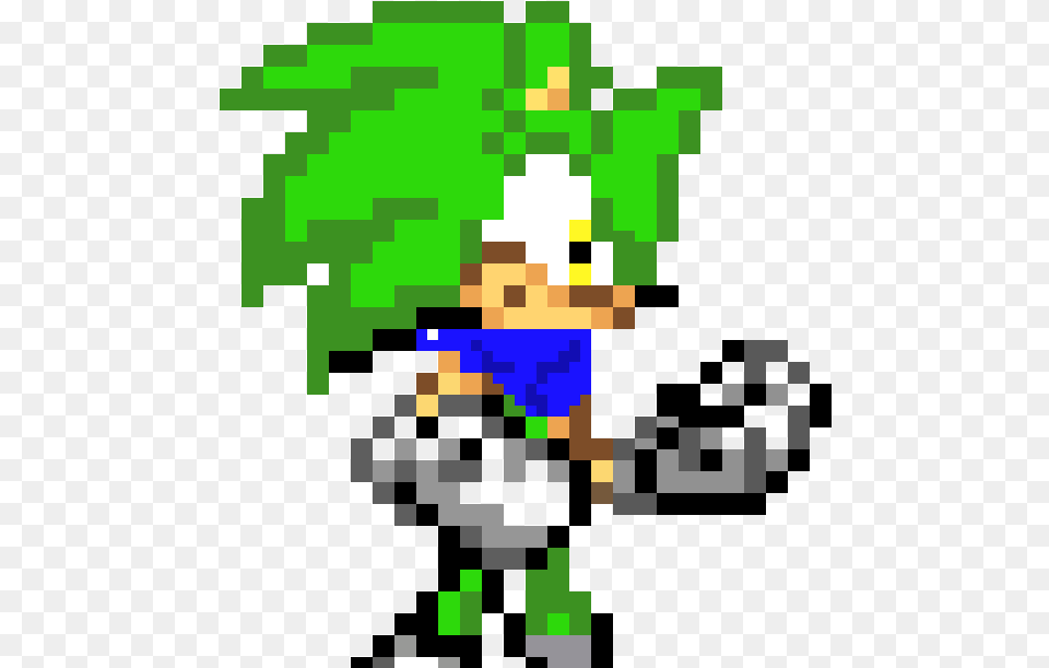 Stock The Hedgehog Sprite Art Sonic Advance Sonic Sprite, Green, Qr Code Png