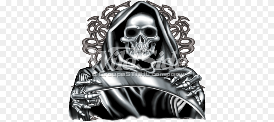 Stock Transfer Hood Grim Reaper Drawings, E-scooter, Transportation, Vehicle, Face Free Png Download