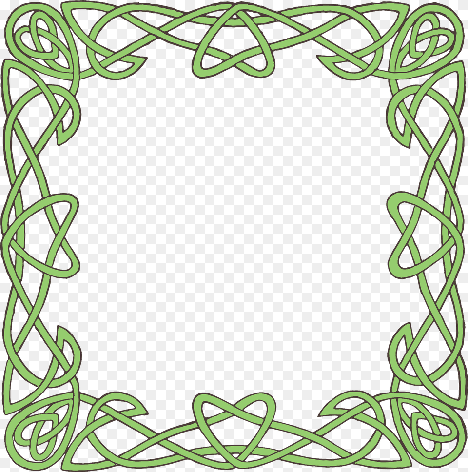 Stock Vector Background Celtic Border, Knot, Dynamite, Weapon Free Png Download