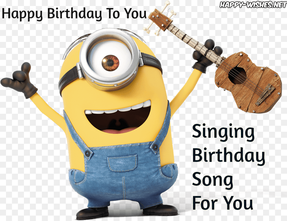 Stock Veterans Clipart Minion Happy Birthday Minions, Guitar, Musical Instrument, Baby, Person Free Png
