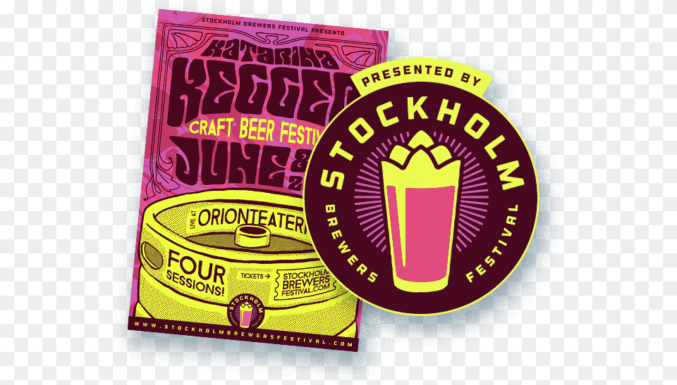 Stockholm Festival Beer, Advertisement, Poster, Dynamite, Weapon Free Png Download