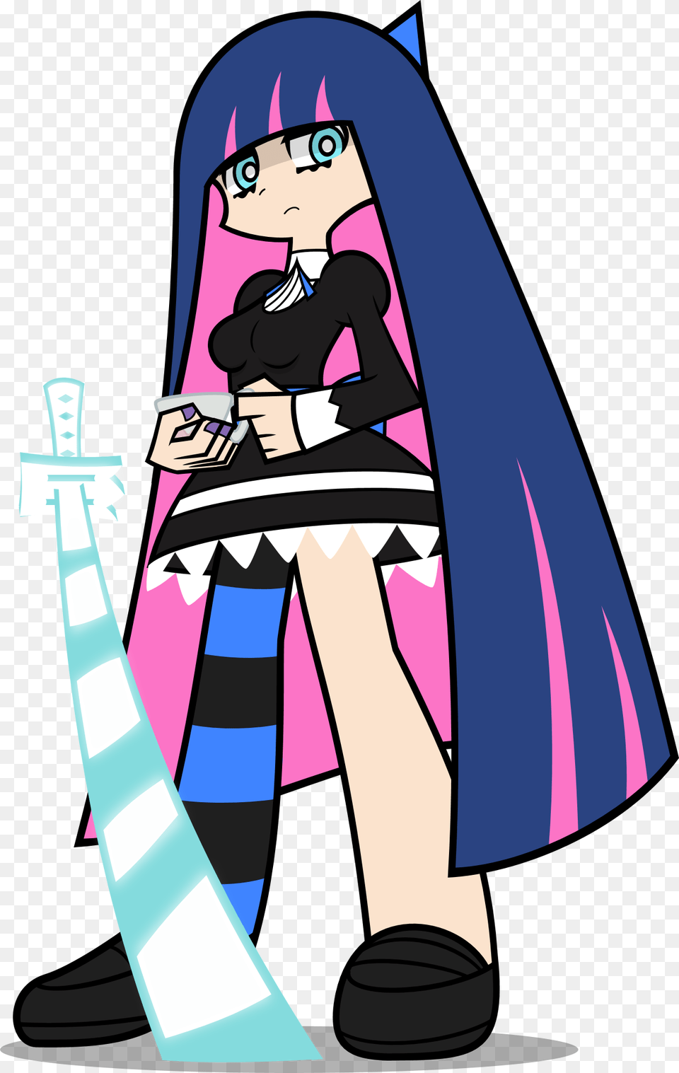 Stocking Anarchy By Zacatron94 Stocking Anarchy Official Art, Book, Comics, Publication, Manga Free Png Download