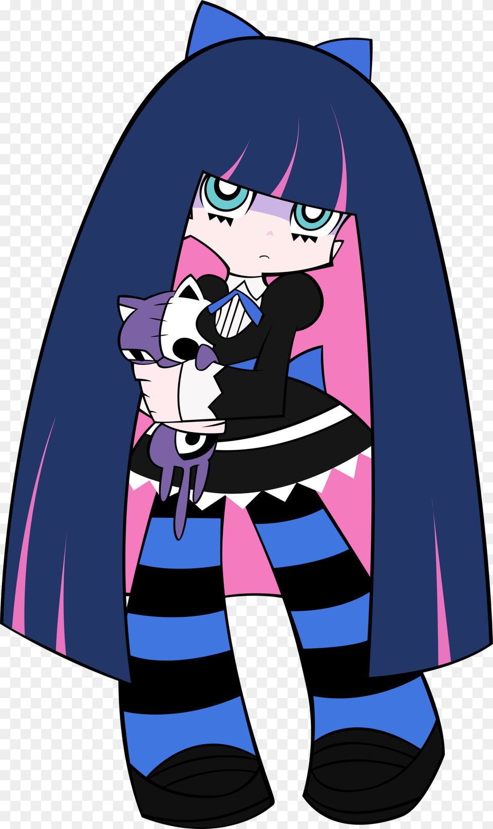 Stocking Anarchy Panty Amp Stocking, Book, Comics, Publication, Cape Free Png