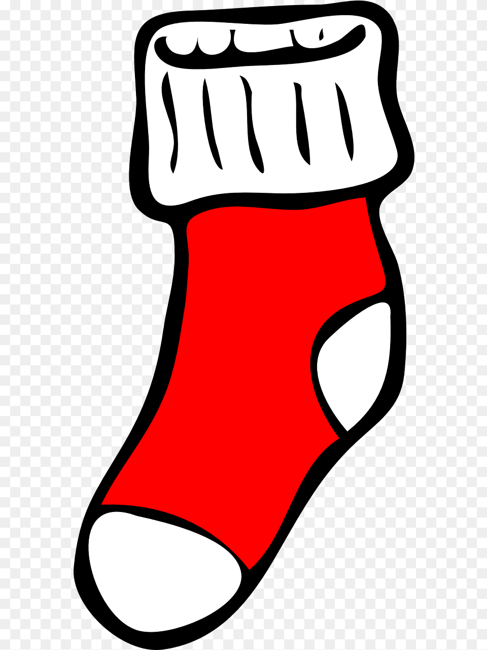 Stocking Christmas Sock Vector Graphic On Pixabay Sock Clipart, Clothing, Hosiery, Christmas Decorations, Festival Free Png Download
