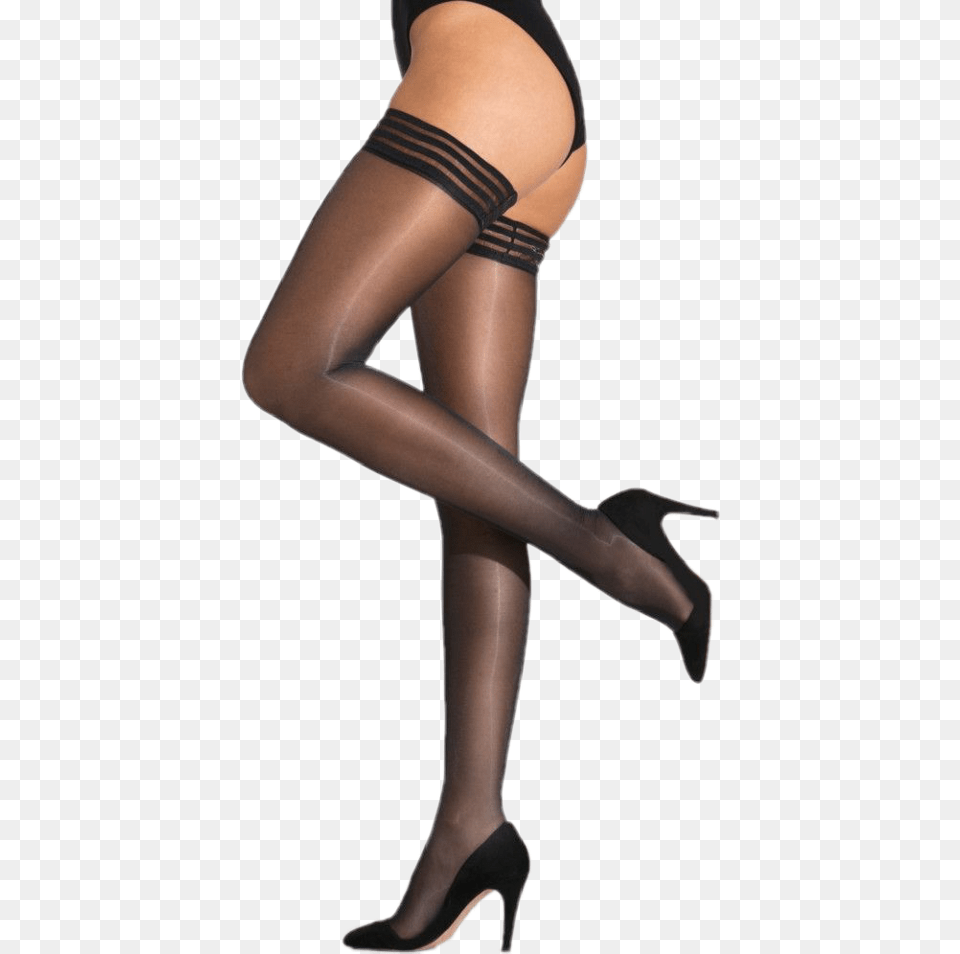 Stockings, Clothing, Shoe, Footwear, High Heel Free Png Download