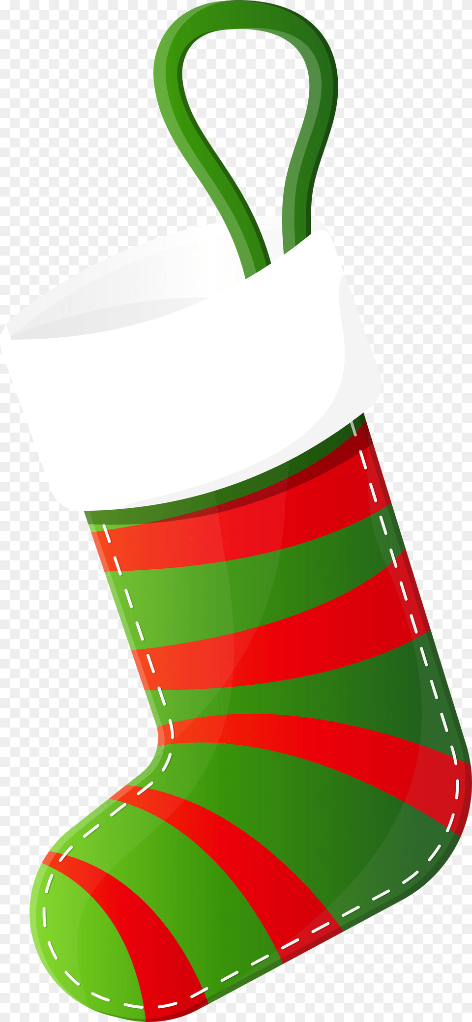 Stockings Clipart Green Christmas Sock Clipart, Stocking, Hosiery, Clothing, Gift Png