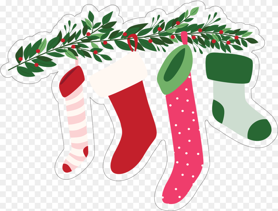 Stockings Print Amp Cut File Christmas Stocking, Christmas Decorations, Festival, Clothing, Gift Png