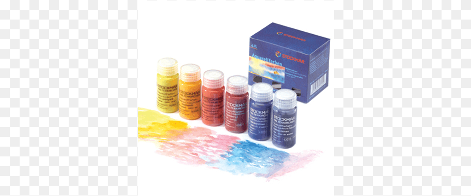 Stockmar Watercolor Paint Set Stockmar Opaque Paint 12 Colour Set, Paint Container Png Image