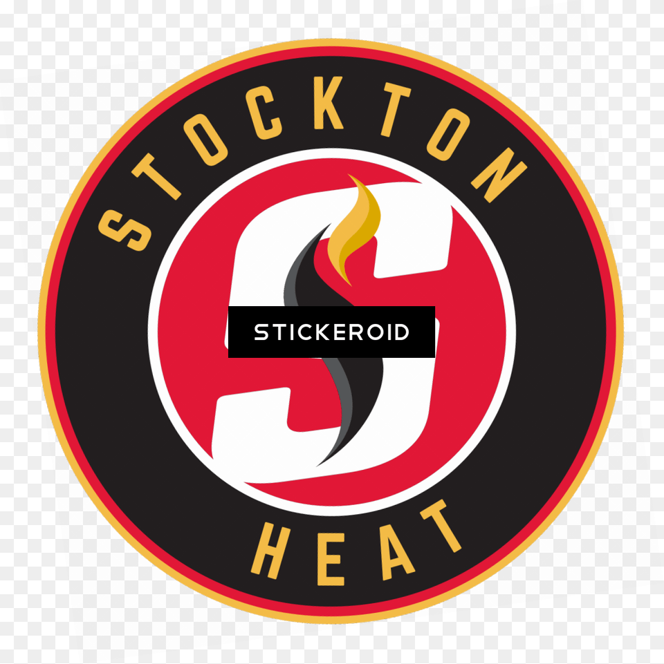 Stockton Heat Logo, Emblem, Symbol, Road Sign, Sign Free Transparent Png