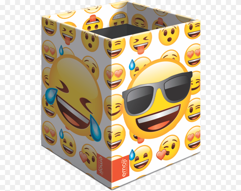 Stojnek Na Tuky Hranat Emoji Lol Creioane Cu Emoji, Box, Accessories, Sunglasses, Cardboard Free Png
