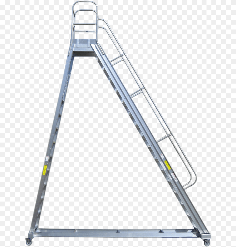 Stokes Ladder Profile Ladder, Triangle, Aluminium Free Png Download