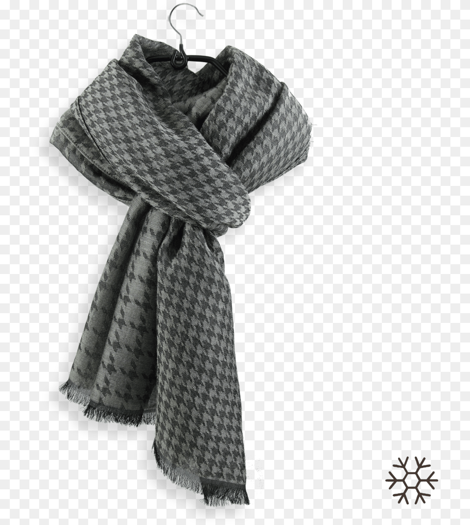Stole Cashmere Cotton Silk Houndstooth Beige Wool, Clothing, Scarf Png