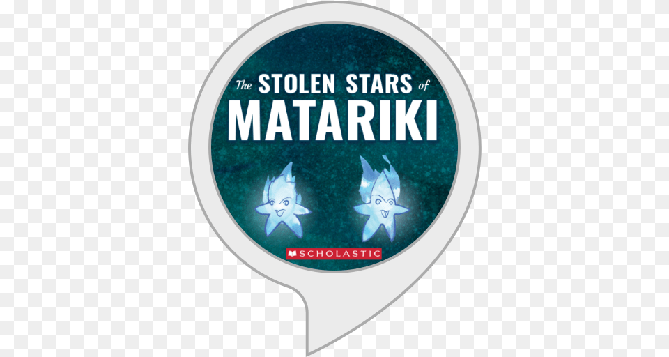 Stolen Stars Of Matariki Badge, Logo, Book, Publication, Animal Png Image