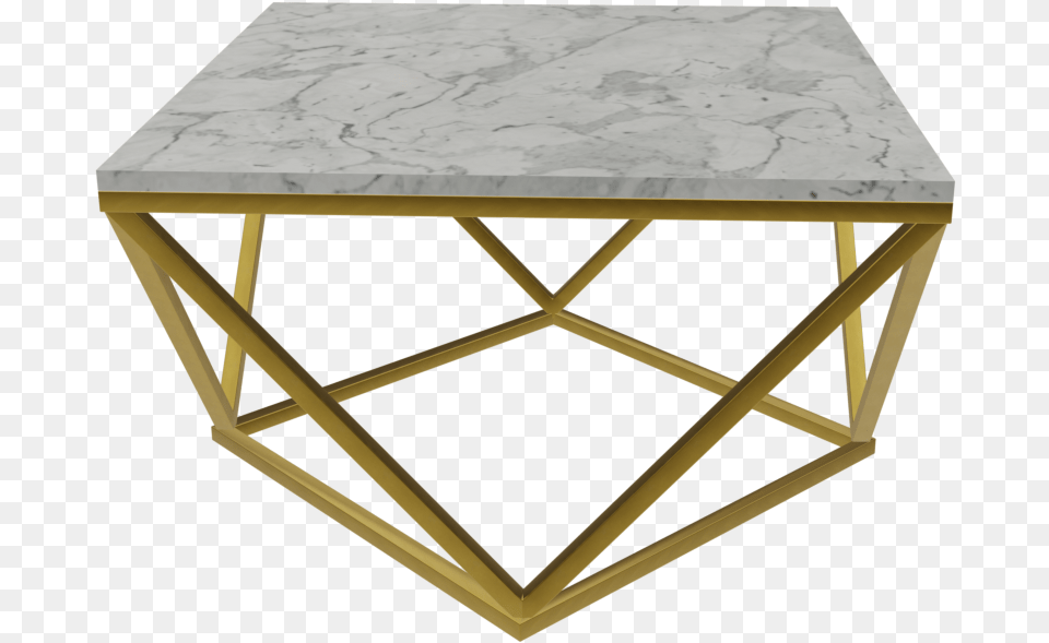 Stolik Kawowy Metal Z Biaym Blatem, Coffee Table, Furniture, Table, Tabletop Free Transparent Png