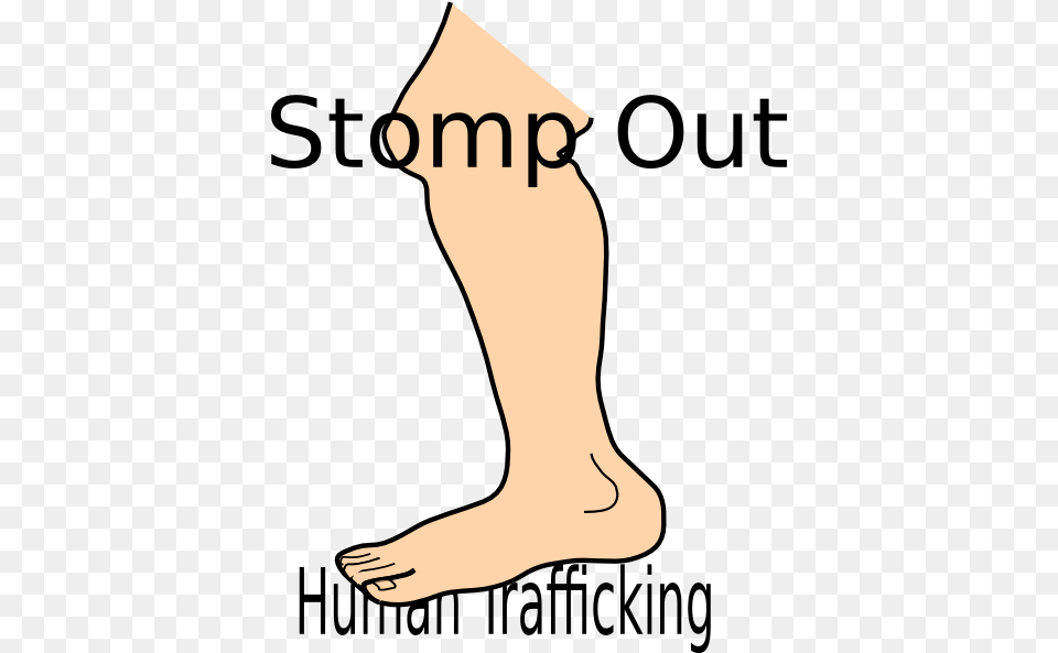 Stomp Out Human Trafficking Clip Art, Ankle, Body Part, Person Png