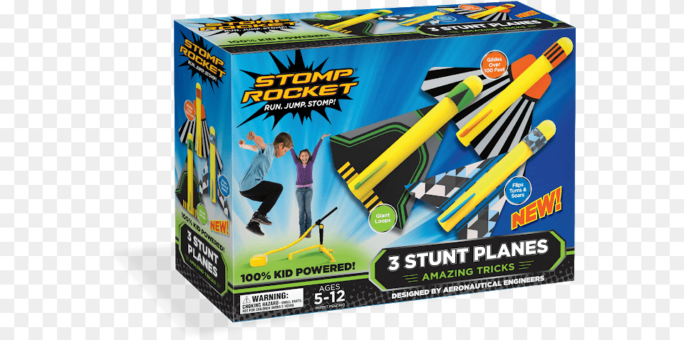 Stomp Rocket Stunt Planes, Boy, Child, Male, Person Free Png
