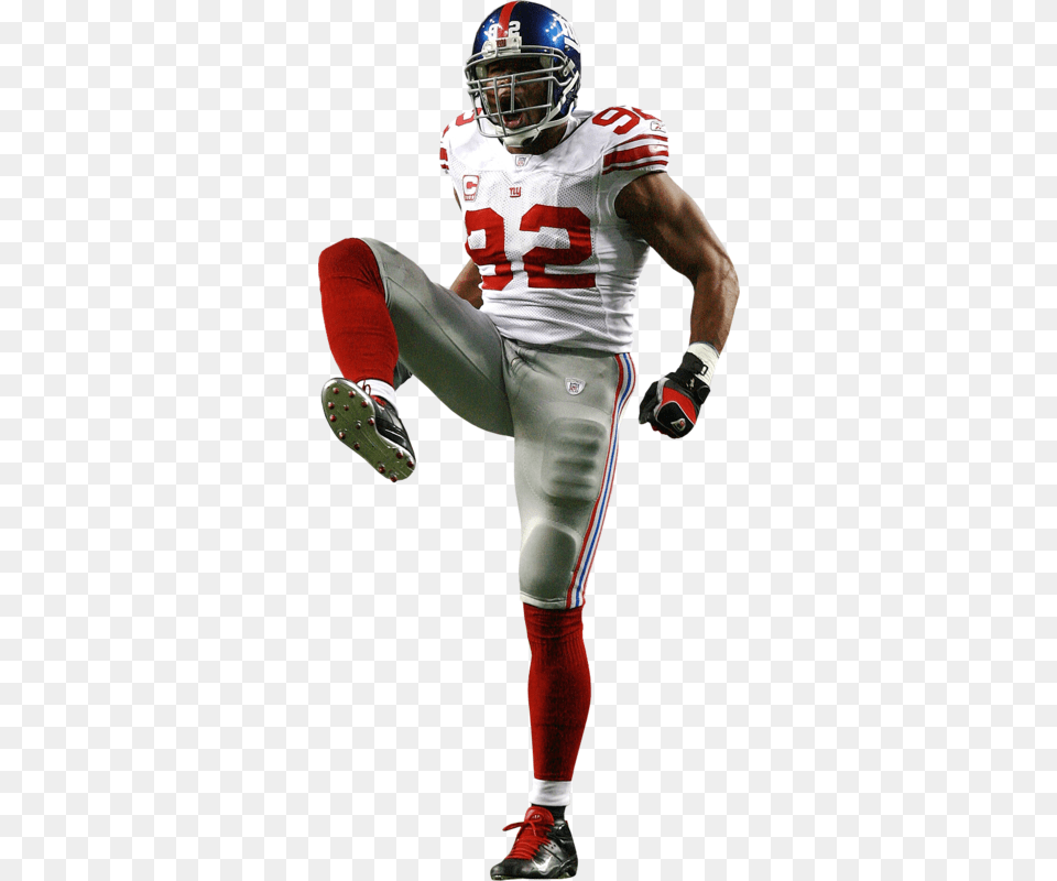 Stomp U Out Michael Strahan Giants, Adult, Person, Helmet, Female Png