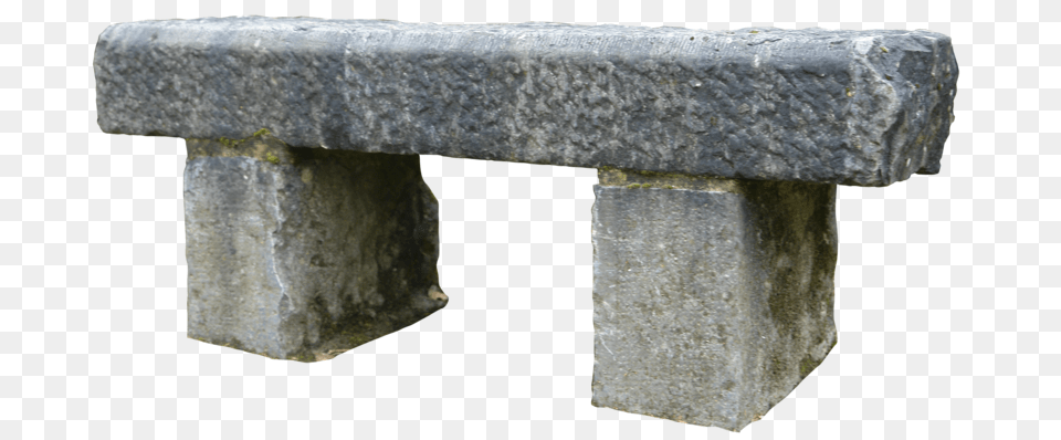 Stone, Bench, Furniture, Archaeology Png