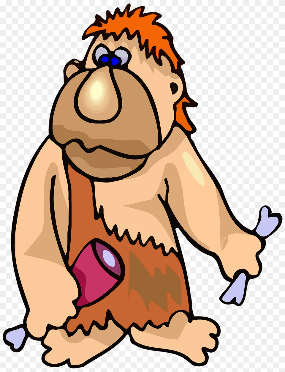 Stone Age Man Clipart, Baby, Person, Animal, Mammal Free Transparent Png