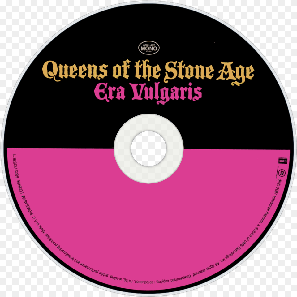 Stone Age Queens Of The Stone Age, Disk, Dvd Free Png