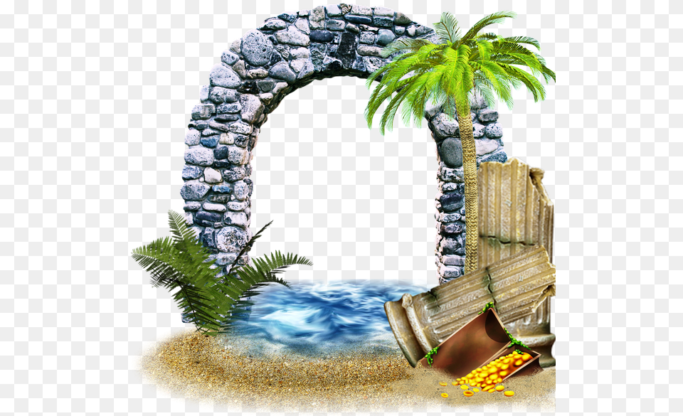 Stone Arch Clipart, Architecture, Summer, Plant, Outdoors Png