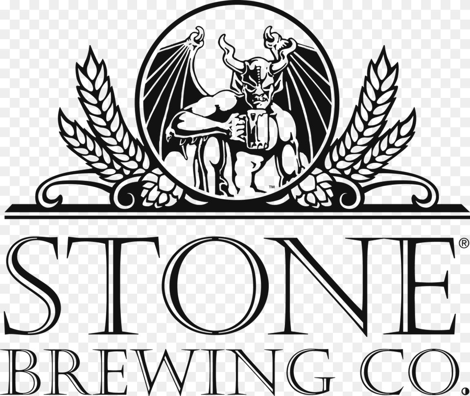 Stone Brewing Co Logo, Emblem, Symbol Free Png