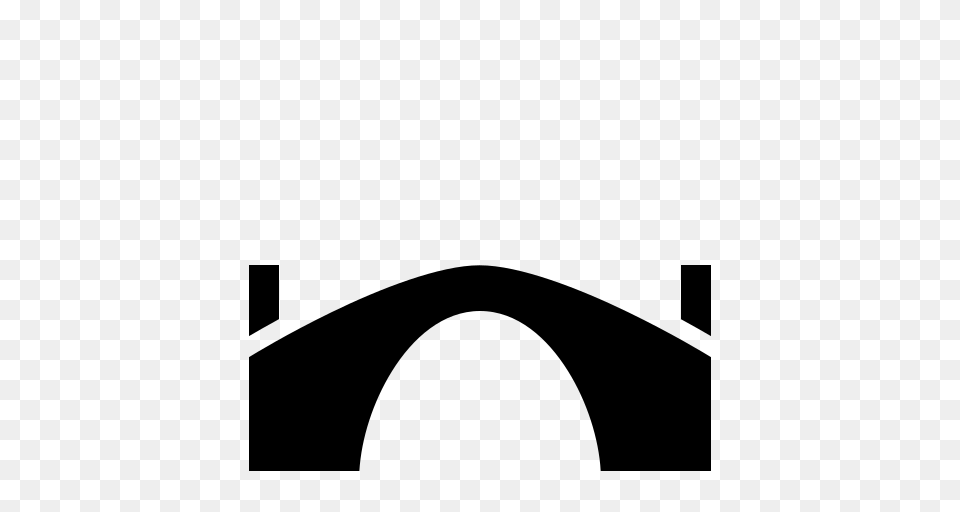 Stone Bridge Icon Of Game Icons, Gray Png Image